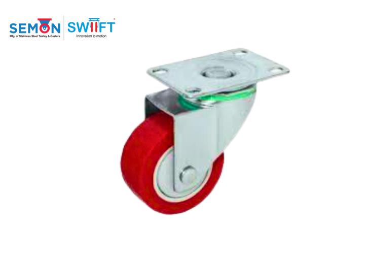 heavy-duty swivel wheels